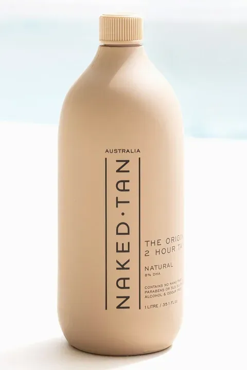 Naked Tan Natural spray tan solution bottle, 8% DHA
